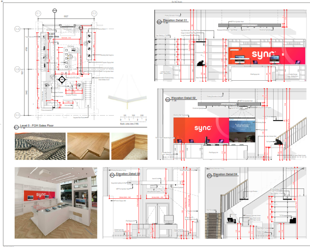 Sync Interior design plans