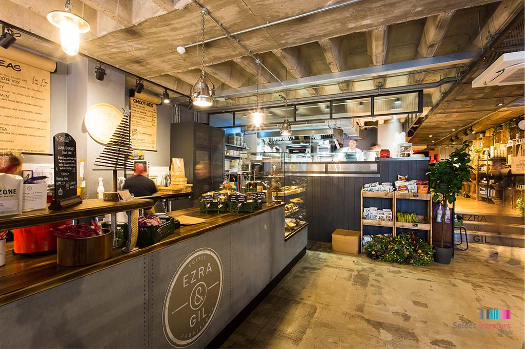 Ezra and gill interior counter and kitchen