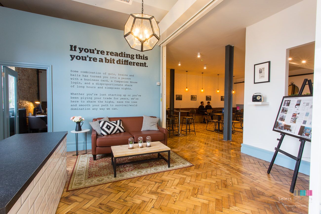 BizSpace Altrincham office fit out by Select Interiors