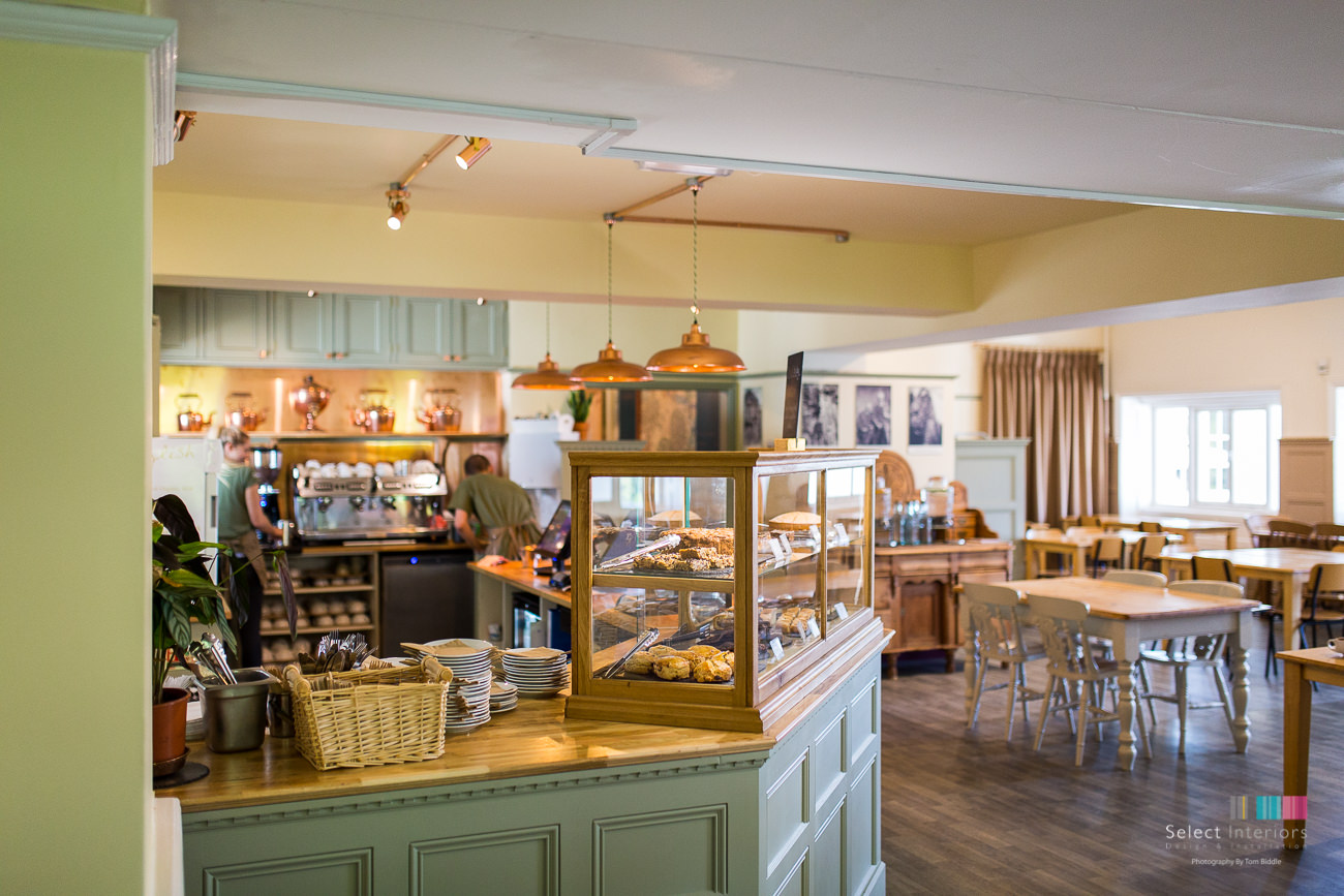 Brockholes cafe windermere hospitality fit out by Select Interiors