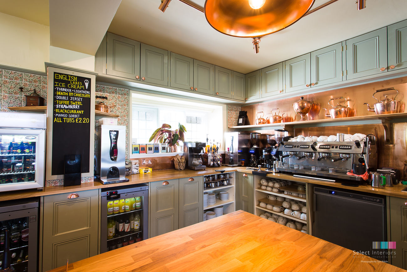 coffee bar interior design in Manchester by Select Interiors