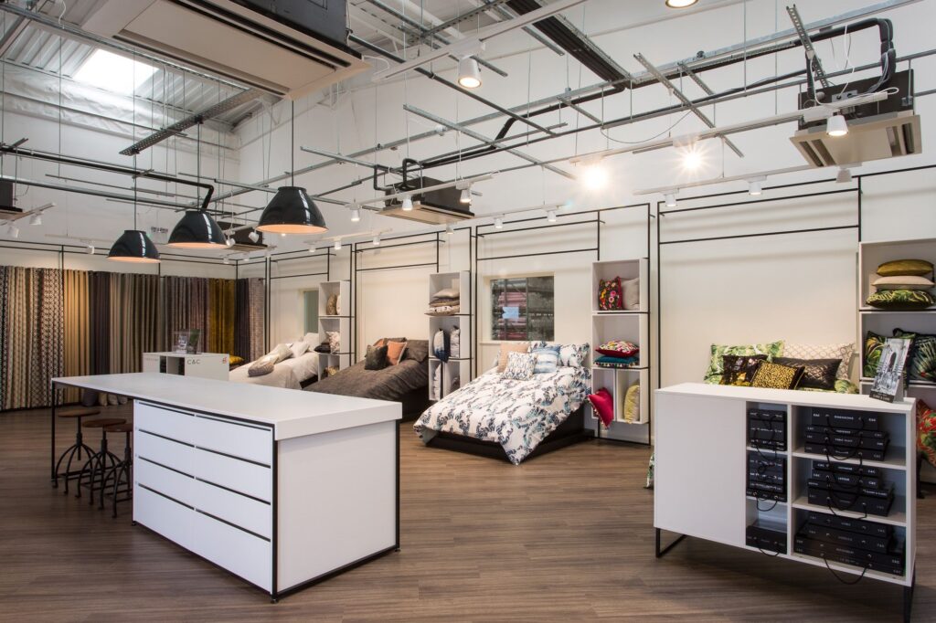 Clarke & Clarke Showroom Fit-Out | Bespoke Creative Space