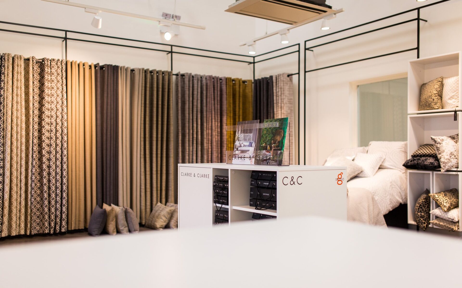Clarke & Clarke Showroom Fit-Out | Bespoke Creative Space