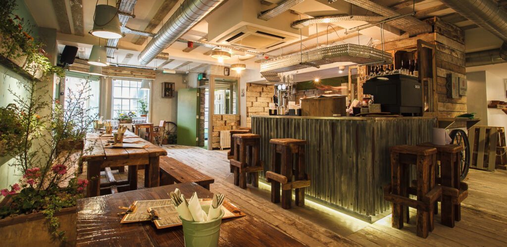 Allotment Bar｜Fit Out Companies Manchester｜Hospitality Fit Out