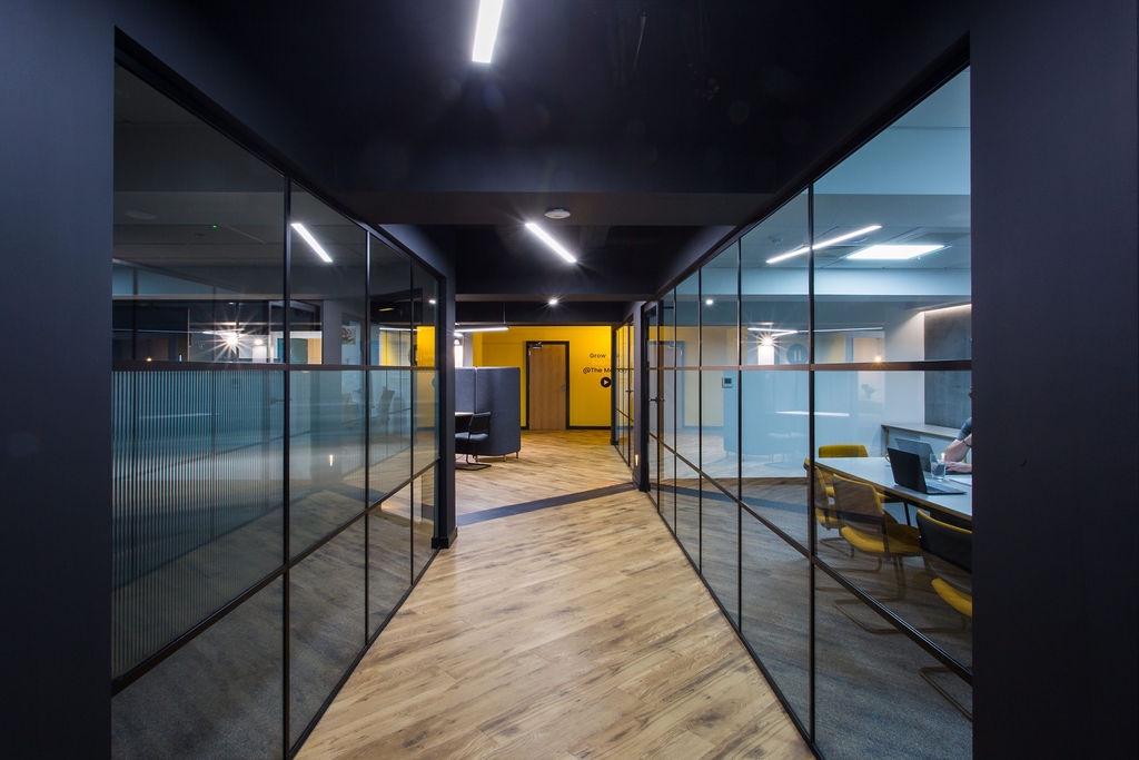 Modern office design for office coworking space and business centres